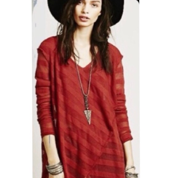 Free People Tops - Free People sheer tunic size Xtra Small